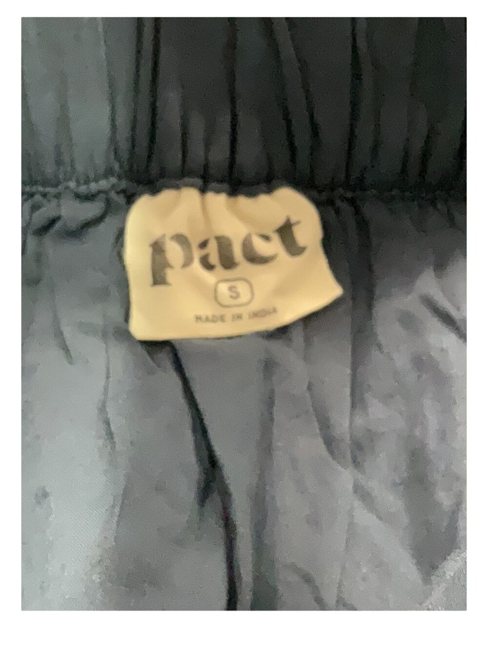 Pact Navy Button-Front Maxi Skirt with Pleated Waist - Picture 3 of 5